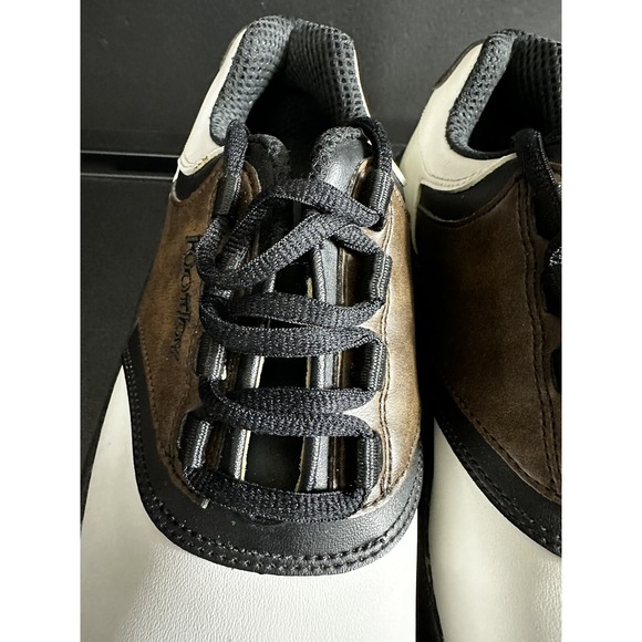 FootJoy Golf Shoes 7.5 Men's White/Brown Saddle Low Top Gently Worn GreenJoys - Picture 10 of 16